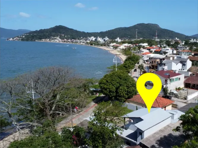 Casa na Praia de Fora, Palhoça-SC - Frente Mar, Mobiliada+Rancho de Pesca