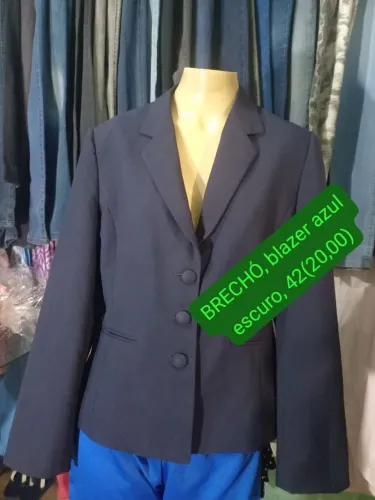 Blazer, azul marinho 42