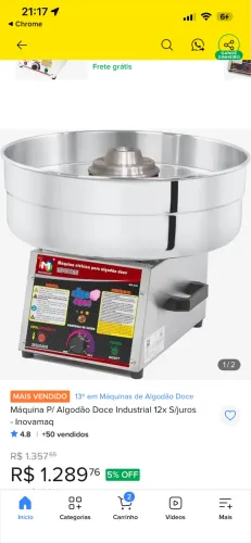 Máquina de algodão Doce para festas ?