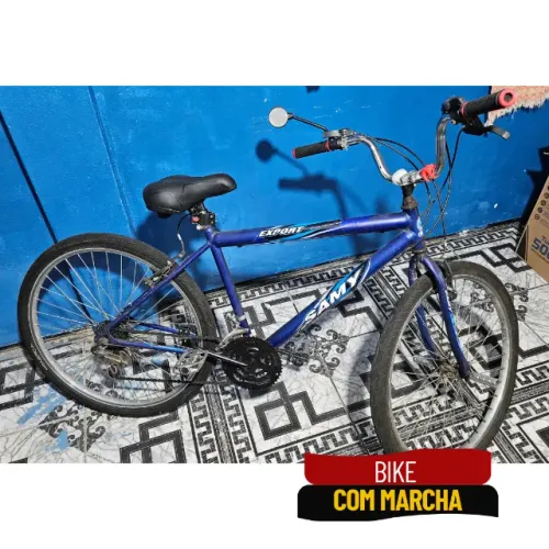 Bicicleta com Marcha Freio Dianteiro e Traseiro Descanso e Cela Nova