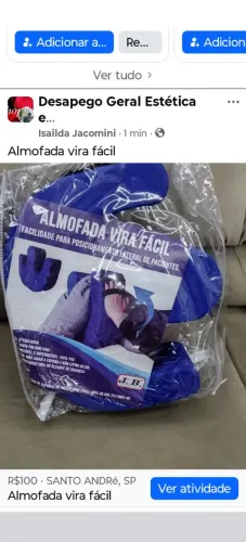 Almofada vira fácil para virar um paciente na cama