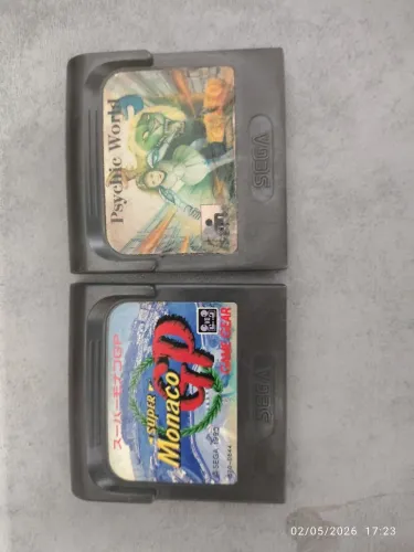 Lote dois jogos game gear 
