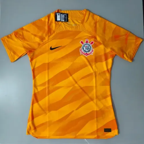 Camisa Corinthians 2023 Goleiro Jogador Laranja