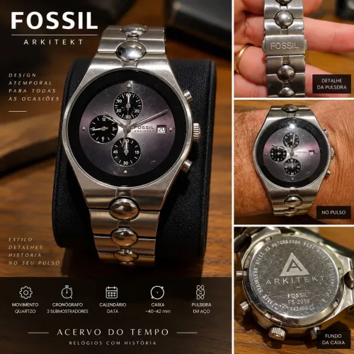 FÓSSIL ARKITEKT FS-2919 CRONÓGRAFO/ 40MM