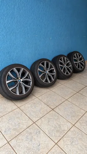 JOGO DE RODAS BMW ARO 19 + PNEU 4 UNIDADES