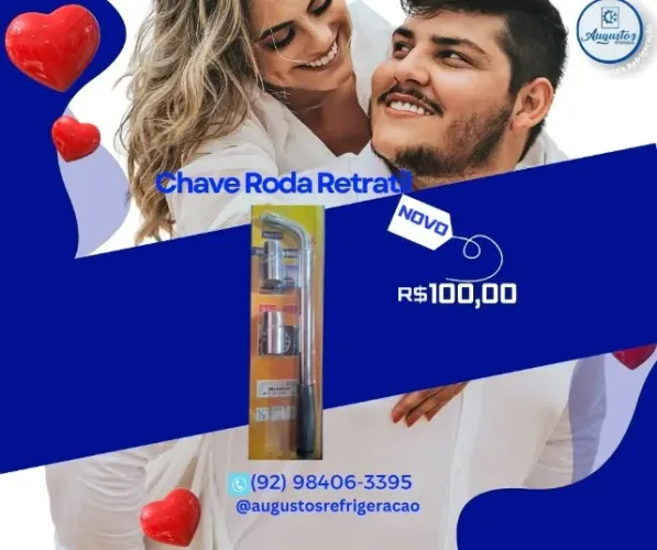 Vendo chave de roda retratil
