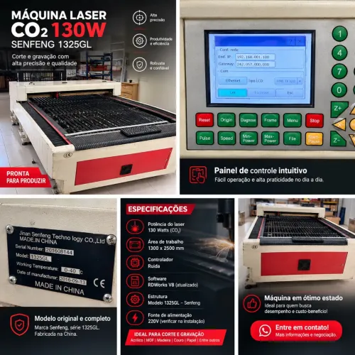 Máquina de corte a laser híbrida 130w
