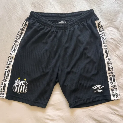 Shorts Santos Umbro Viagem com Bolso camisa jogador 
