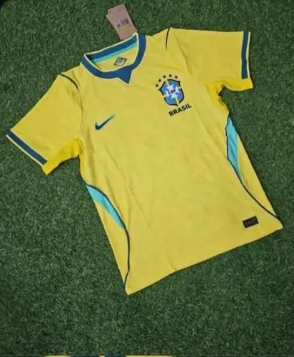 Camisa 1º linha seleção brasileira amarela M