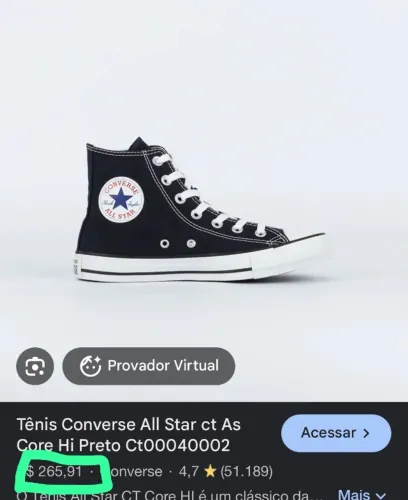 Tênis Converse All star 