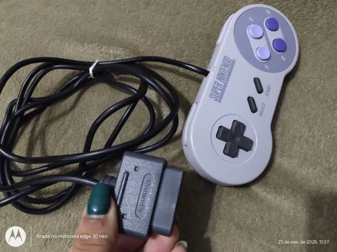 Controle super Nintendo original 