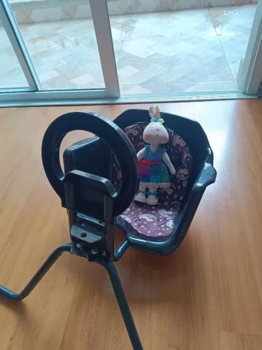 Cadeirinha Dianteira para Bicicleta Pojda - Infantil com Cinto e Apoio