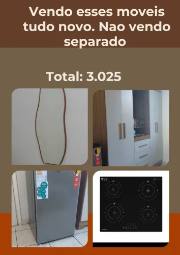 Moveis novo . Motivo da venda pq estou indo embora