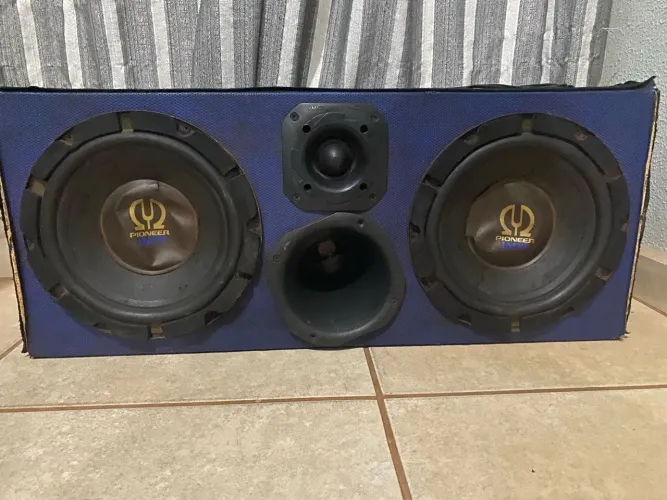 Caixa de Som Automotiva com 2 Alto-Falantes Pioneer IMPP + Corneta e Tweeter