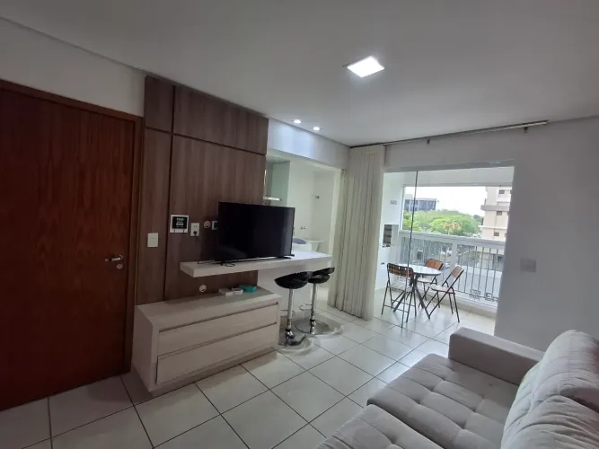 Apartamento 45 M² 1 quarto Mobiliado aluguel Jardim Goiàs com vista para o Parque Flamboya