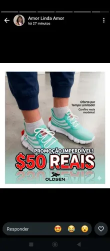 Vende-se tênis feminino tamanho 43 por $50reais pagamento á vista no dinheiro ou pix 