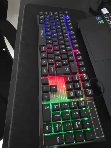 Kit Teclado e mouse gamer Dazz RGB