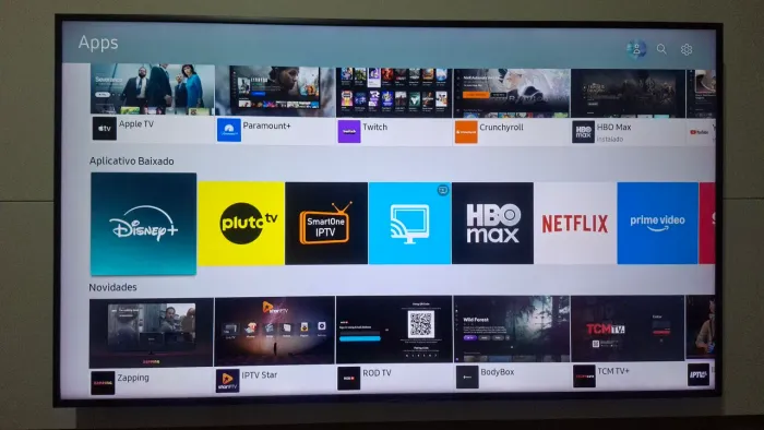 Smart TV Samsung 55, controle e base.(Ótimo estado)