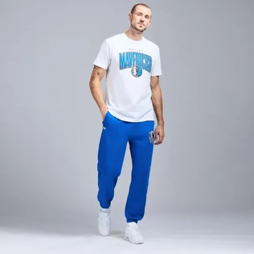 Game 7 Calça de moletom masculina X NBA oficialmente licenciada casual de lã com bolsos