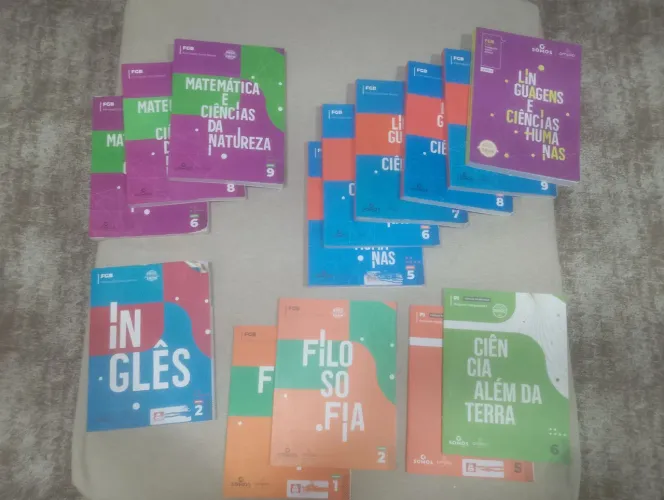 Lote livros Amplia+projeto integrador 14 volumes-ENEM