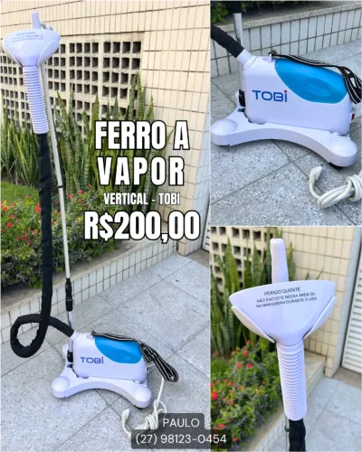Ferro a Vapor Vertical Tobi Semi Novo