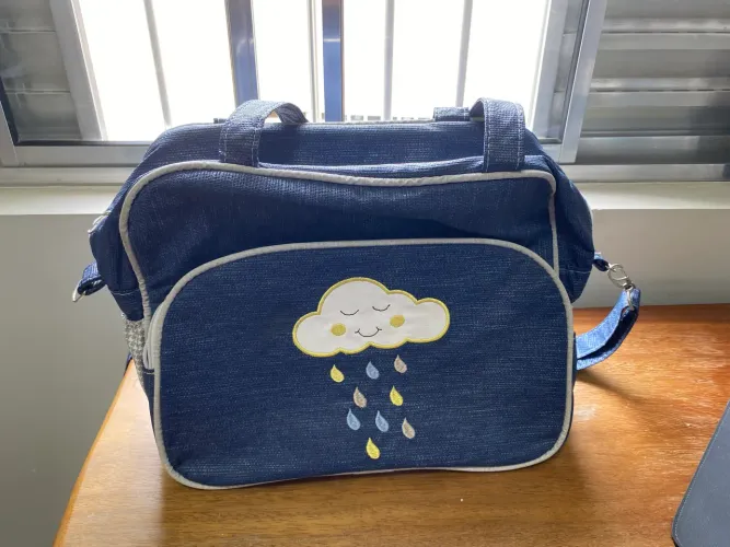Kit bolsa maternidade para bebê - Tema nuvem