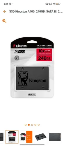 SSD 240gb Kingston