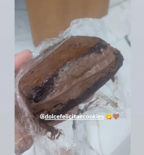 Brownie recheado 
