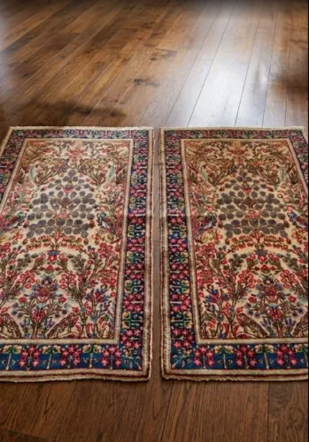 Tapete Persa Artesanal, conjunto(OFERTA HOJE)1.50 x 0.88 cada peça( árvore da vida)