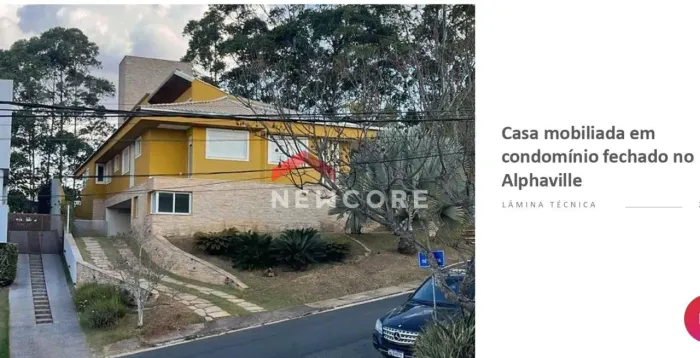 Casa de condomínio em Alameda das Flores - Alphaville - Lagoa dos Ingleses - Nova Lima/MG