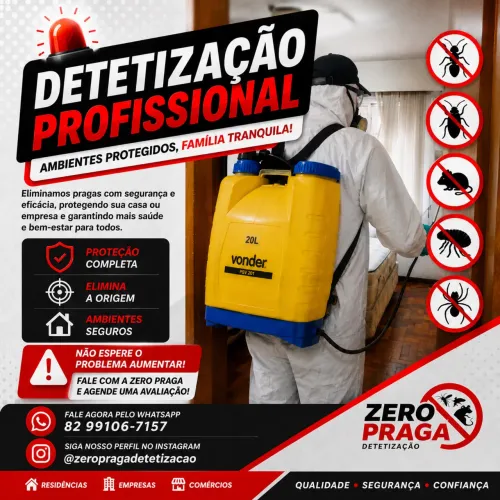 Detetização 24 horas em Maceió