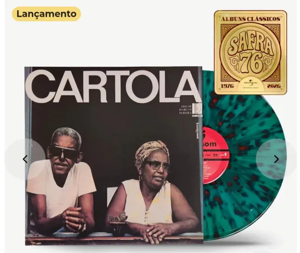 LP Disco Vinil Cartola - Cartola 1976 - Edição Splatter<br>
