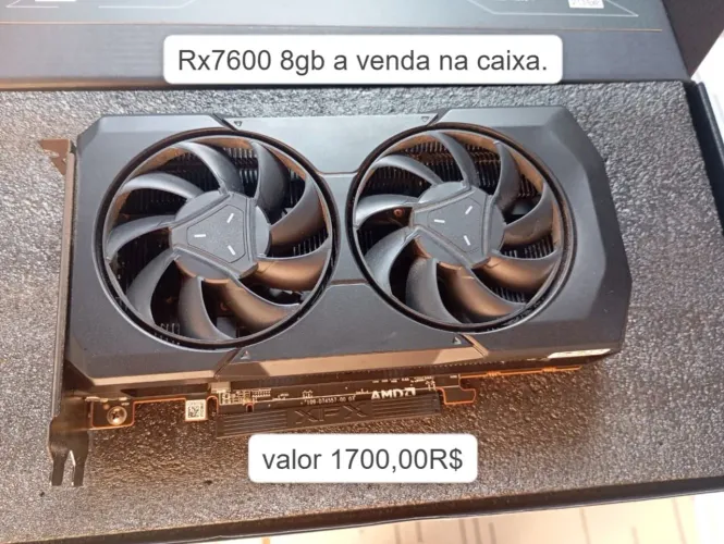 Placa de vídeo RX7600