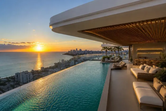 oportunidade flat próximo ao mar alto padrão área de lazer completa para investidor
