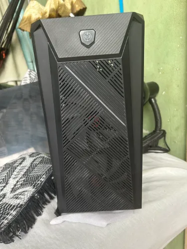 Gabinete Gamer Tgt Erion Rgb Mini-tower Com 2 Ventoinhas Cor Preto