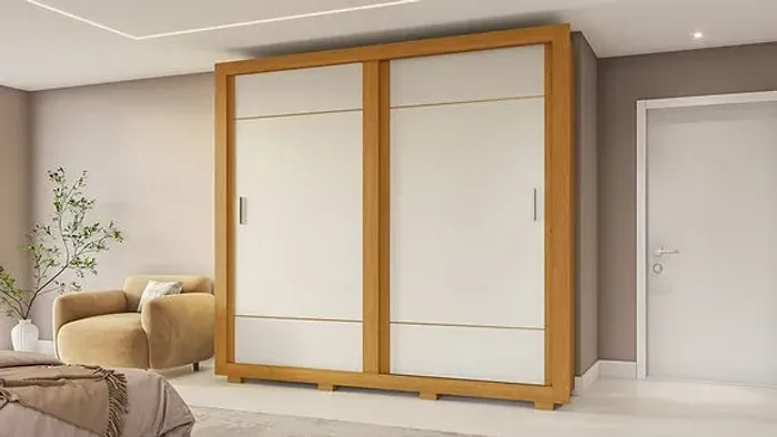 Guarda Roupa Lorena 2 Portas, 100% MDF - ACP