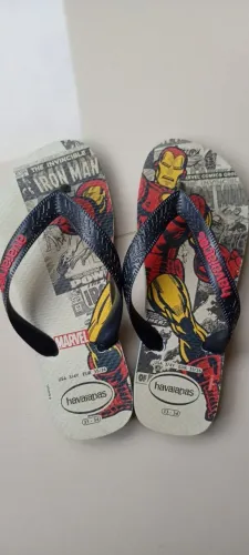 Vendo havaianas original homem de ferro infantil 