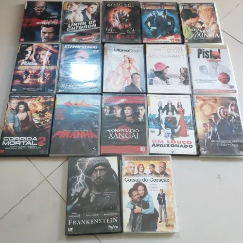 DVD 17 filmes para amantes de mídia física