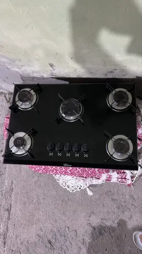 Fogão cooktop 5 bocas