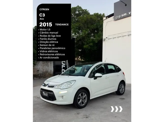 Citroen C3 Tendance 1.5 Flex 8V 5P Mec. 2015
