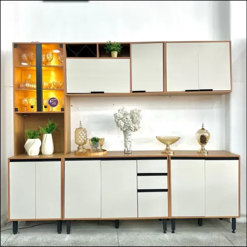 Armário de Cozinha Completo Ravena 5 Peças - Novo e Embalado!!