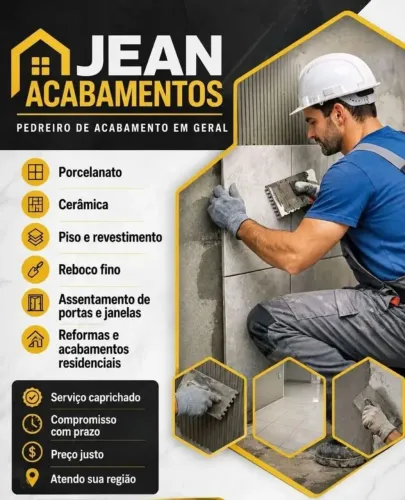Pedreiro acabamento *