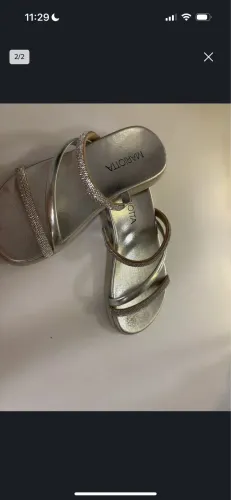 Sandália de Brilho tam 35 