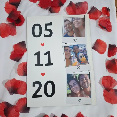 Quadro Personalizado Dia dos Namorados
