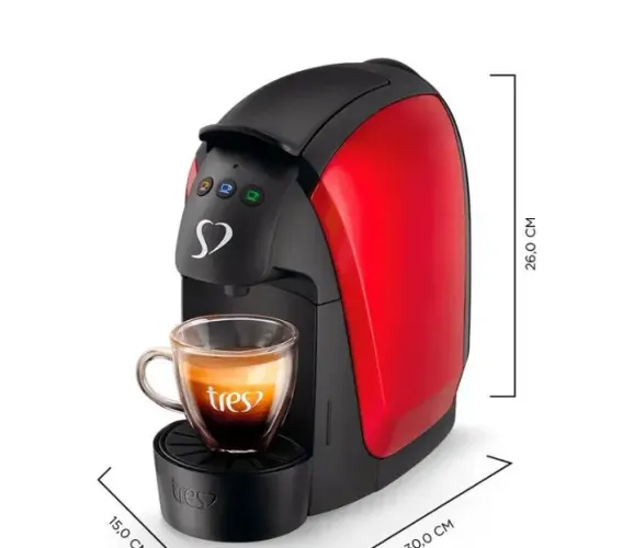 Cafeteira 3 corações