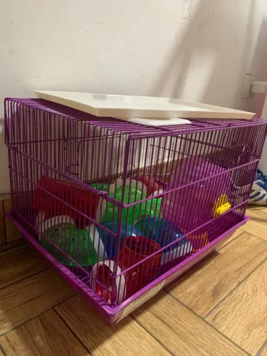 Gaiola para Hamsters tubo luxo