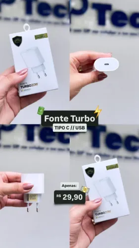 Fonte Turbo USB-C