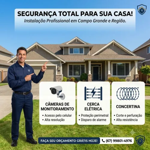 Proteja Seu Patrimônio | Venda e Instalação de Câmeras e Cerca Elétrica
