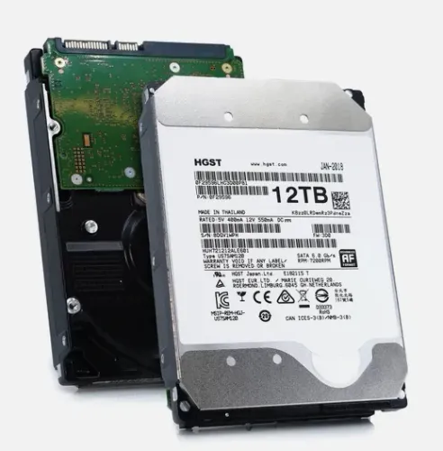 HD 3.5" Enterprise 12TB Tera HGST HUH721212ALE601 funcionando 100% 0f29596 7200rpm 6Gb/s