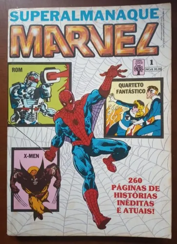 SUPERALMANAQUE MARVEL 1, 3, 5, 8, 10 - VENDO SEPARADO